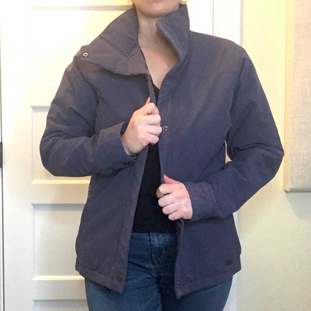Oros lightweight outdoor jacket w asymmetrical collar
